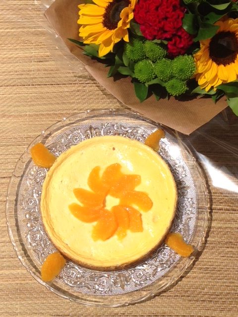 Cheesecake orange-speculoos bouquet
