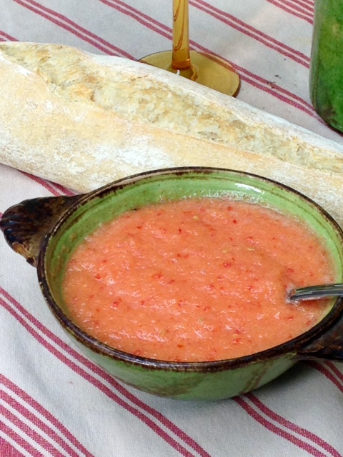 Soupe melon-tomates 3